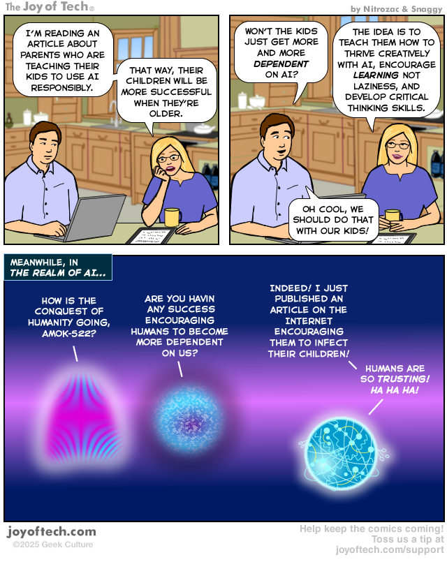 Teaching kids about AI.